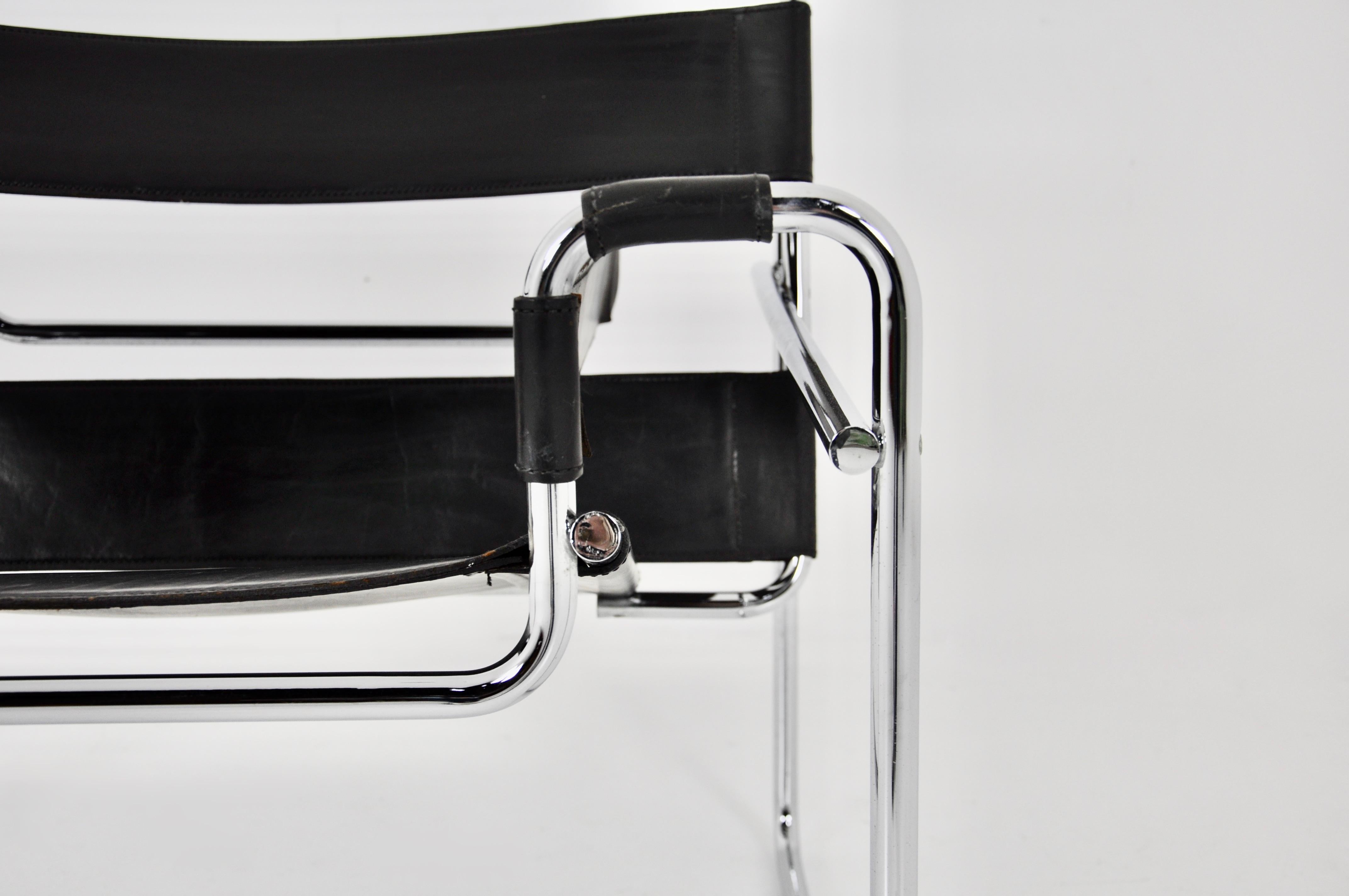 Wassily Chair by Marcel Breuer for Gavina, 1970s For Sale 1