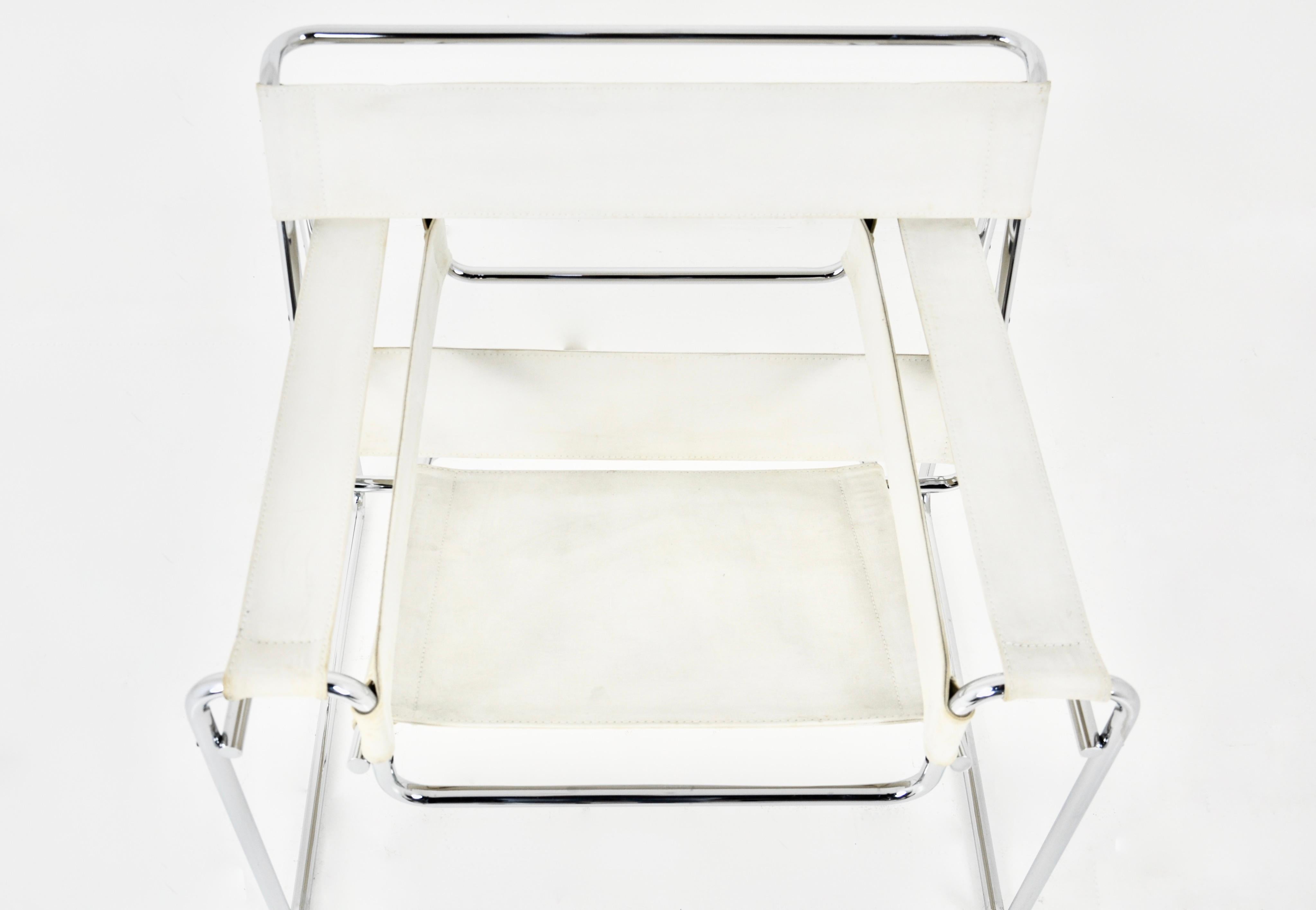 Stuhl „Wassily“ von Marcel Breuer für Gavina, 1970er Jahre im Angebot 2