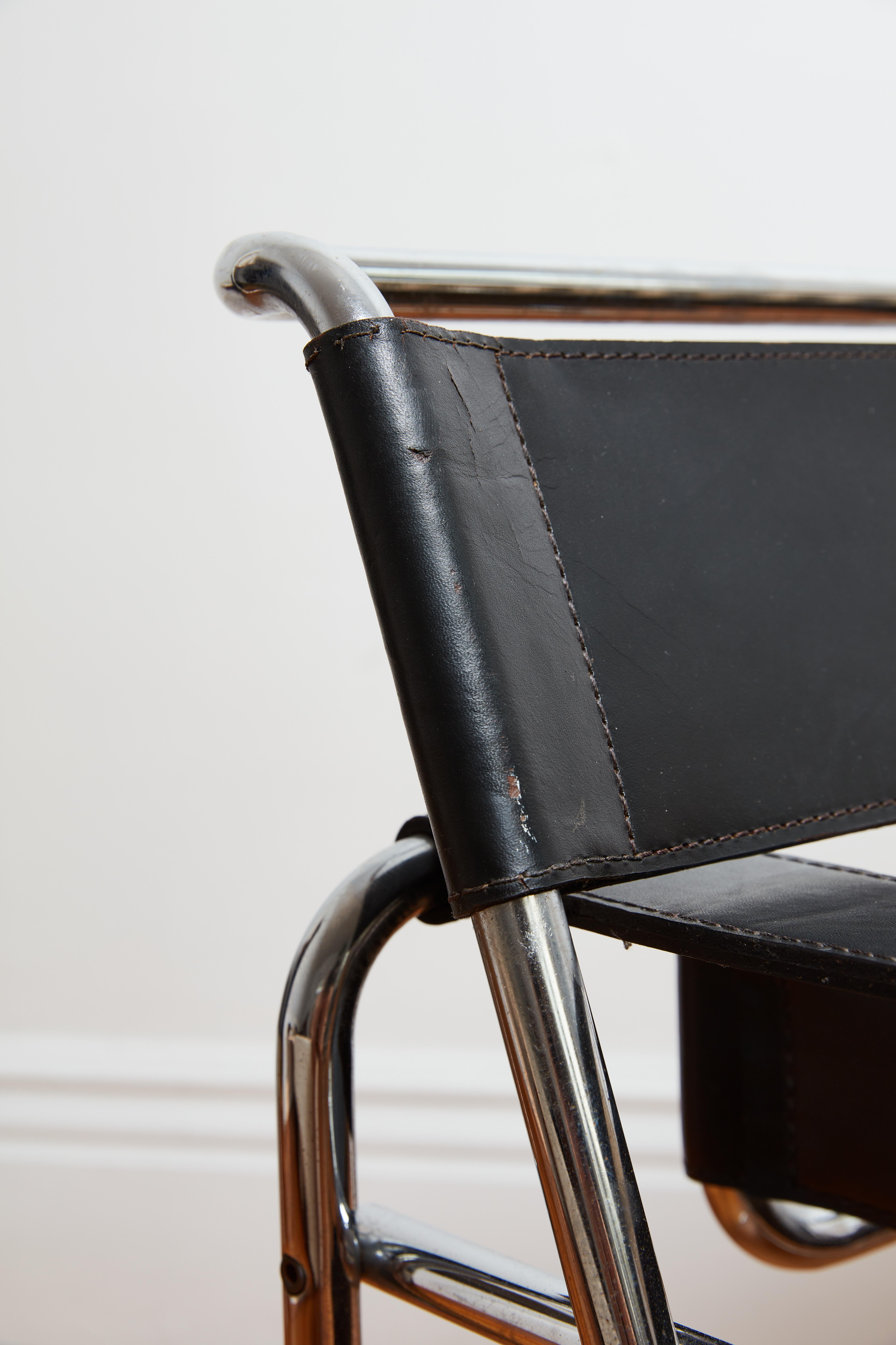 Italian Wassily Chair by Marcel Breuer for Gavina