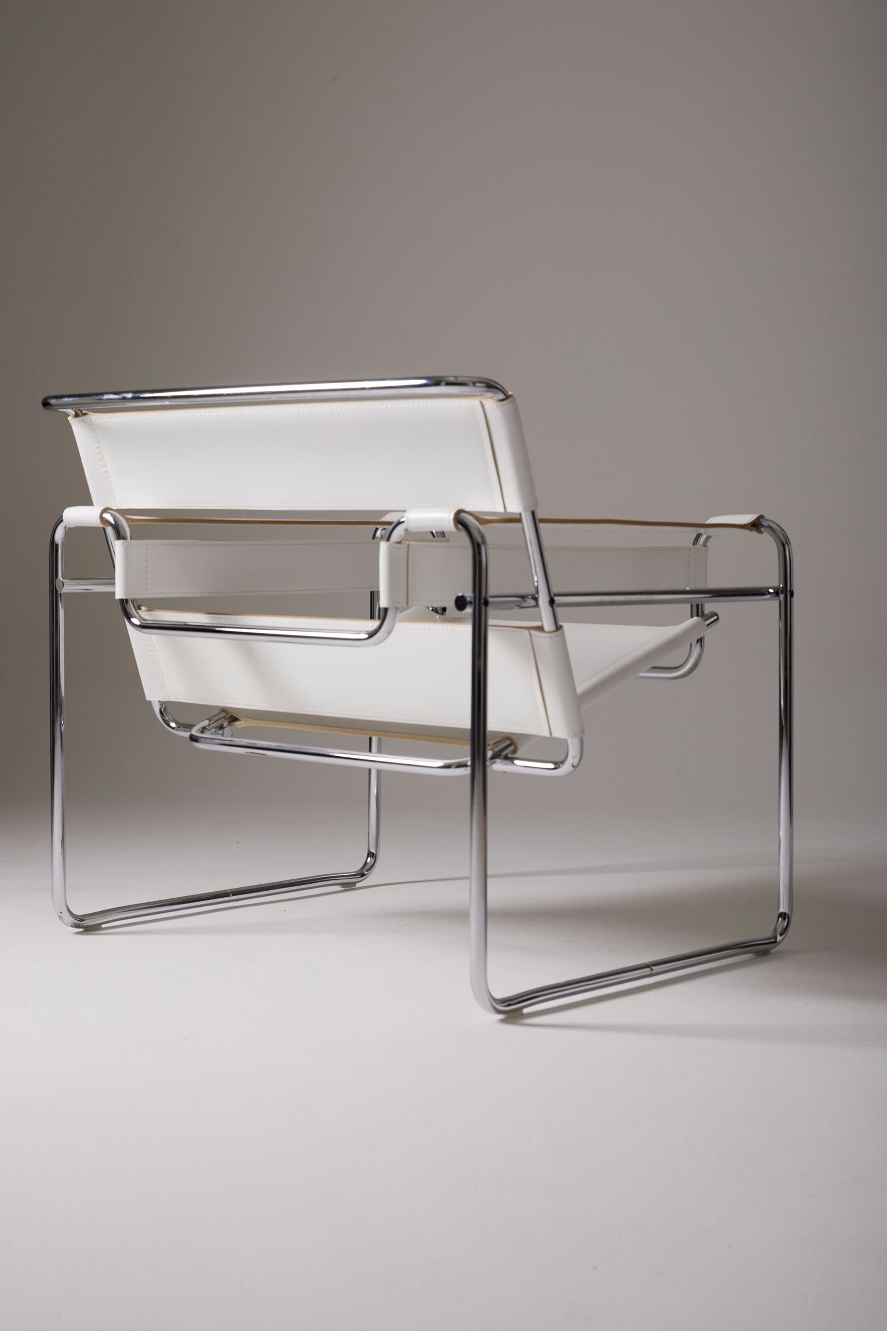 Signed Wassily Chair by Marcel Breuer for Knoll For Sale 5