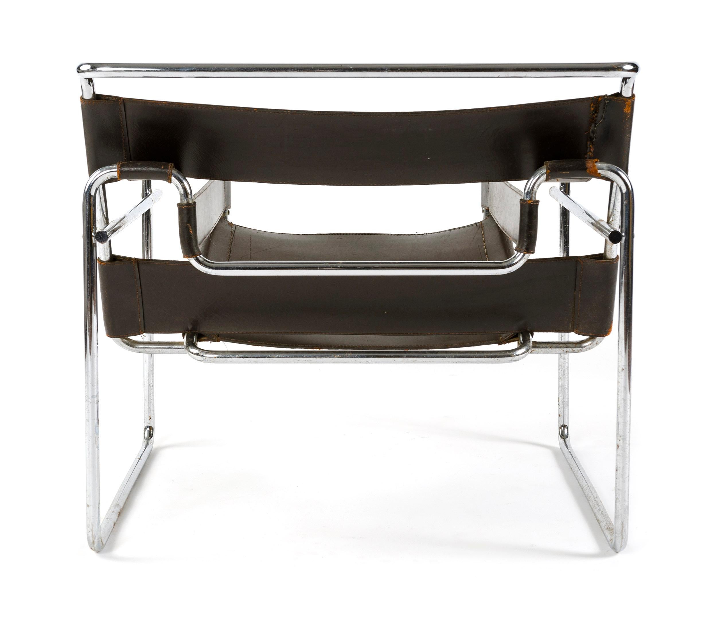 Mid-Century Modern 1950s Wassily Chair by Marcel Breuer
