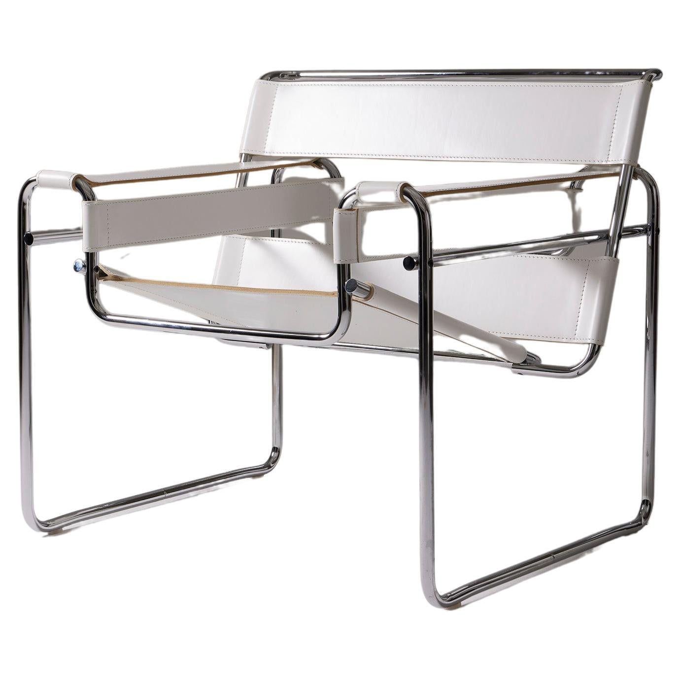 Signed Wassily Chair by Marcel Breuer for Knoll For Sale