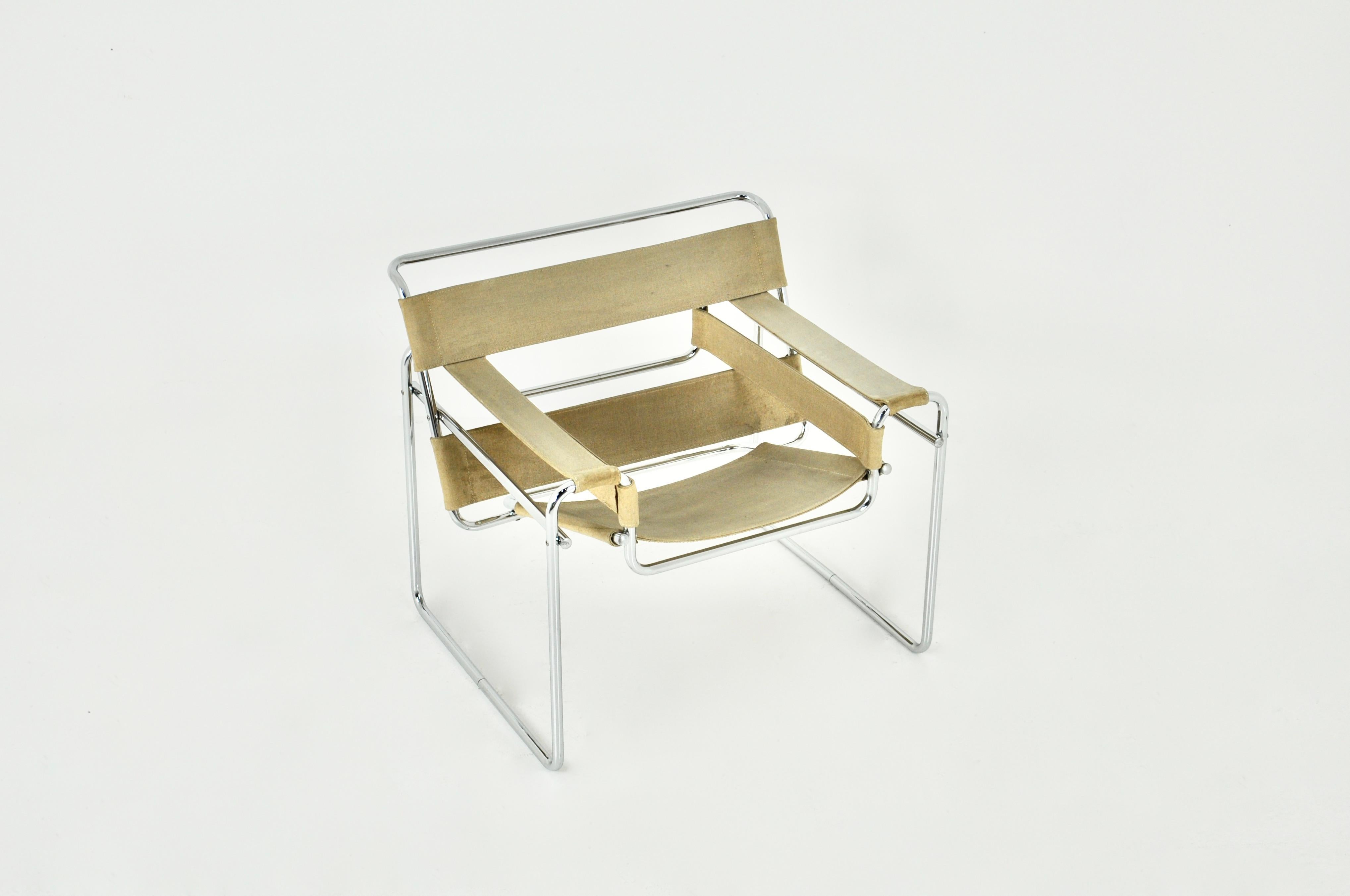 Mid-Century Modern Wassily Chair in the style of Marcel Breuer, 1980s
