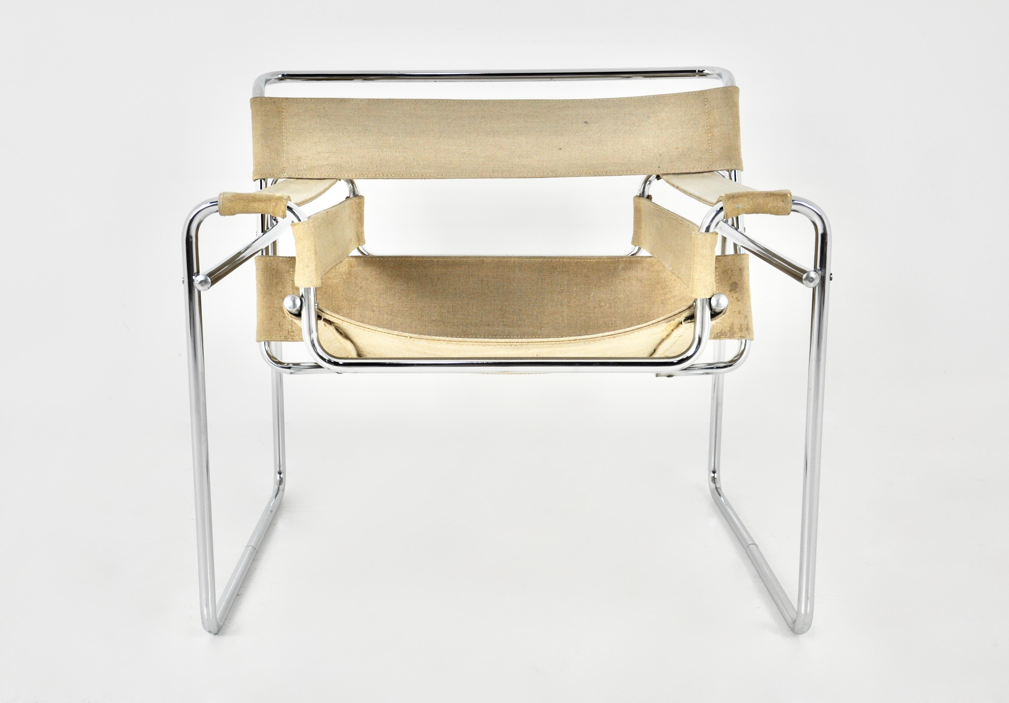 Italian Wassily Chair in the style of Marcel Breuer, 1980s