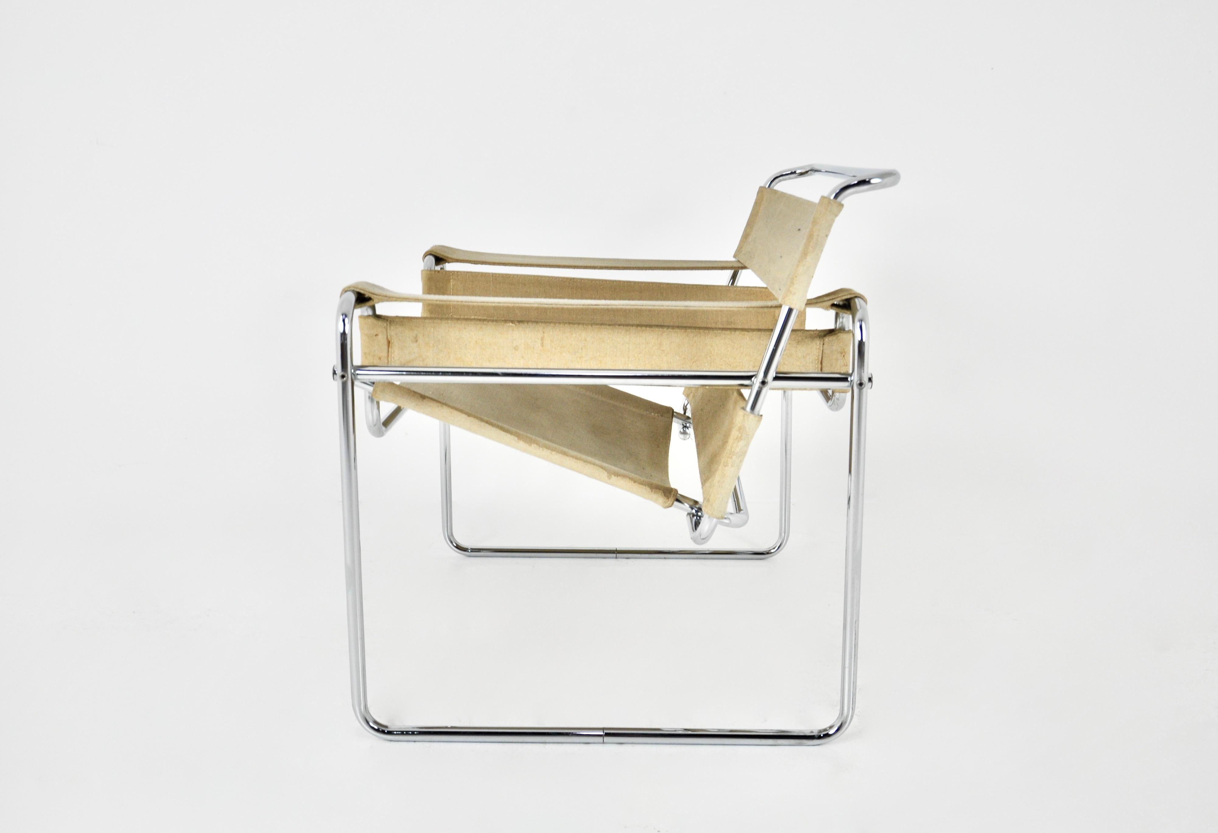 Metal Wassily Chair in the style of Marcel Breuer, 1980s
