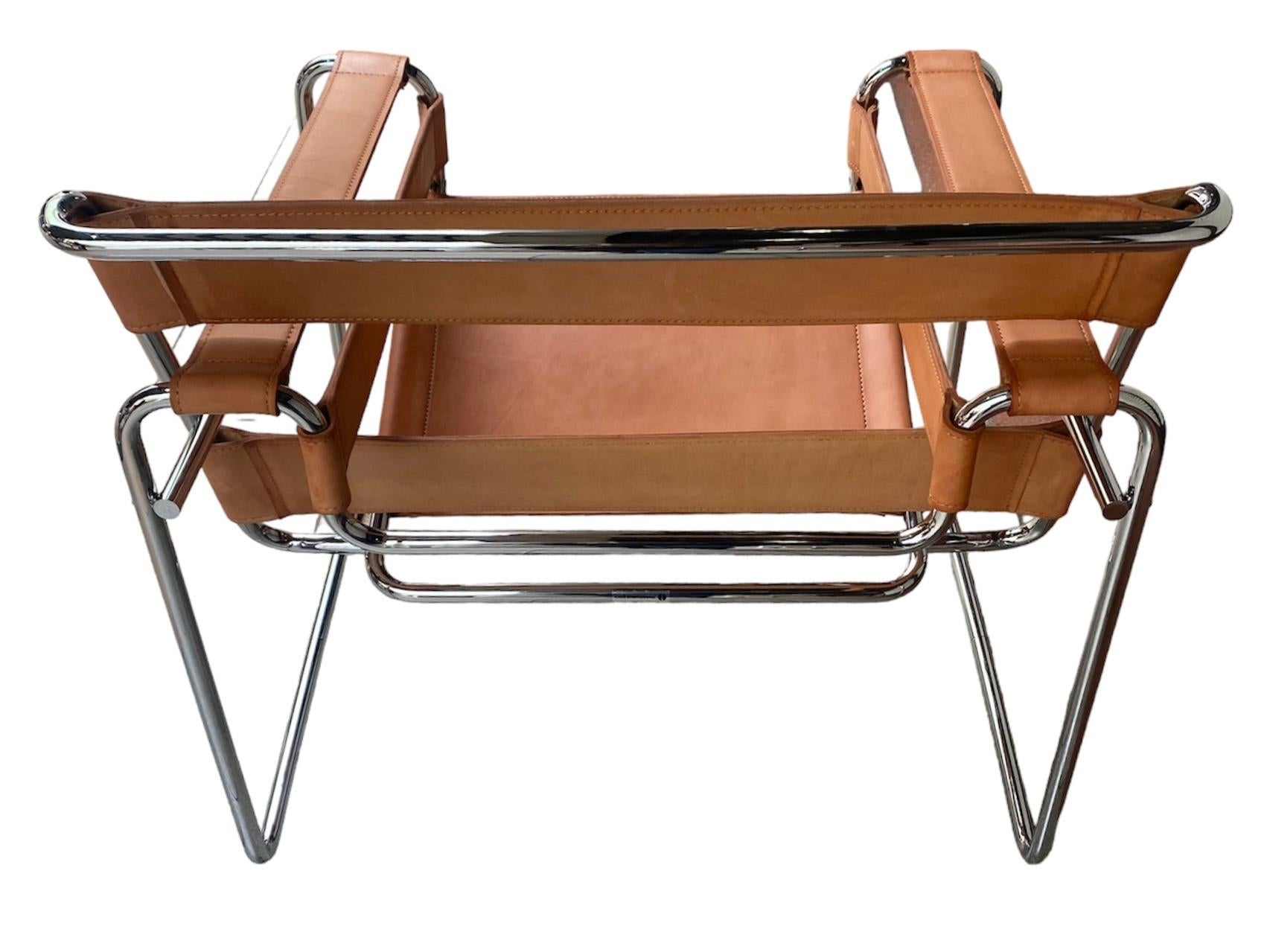 Wassily Chair, Marcel Breuer Knoll International Old Edition, circa 1960 For Sale 4
