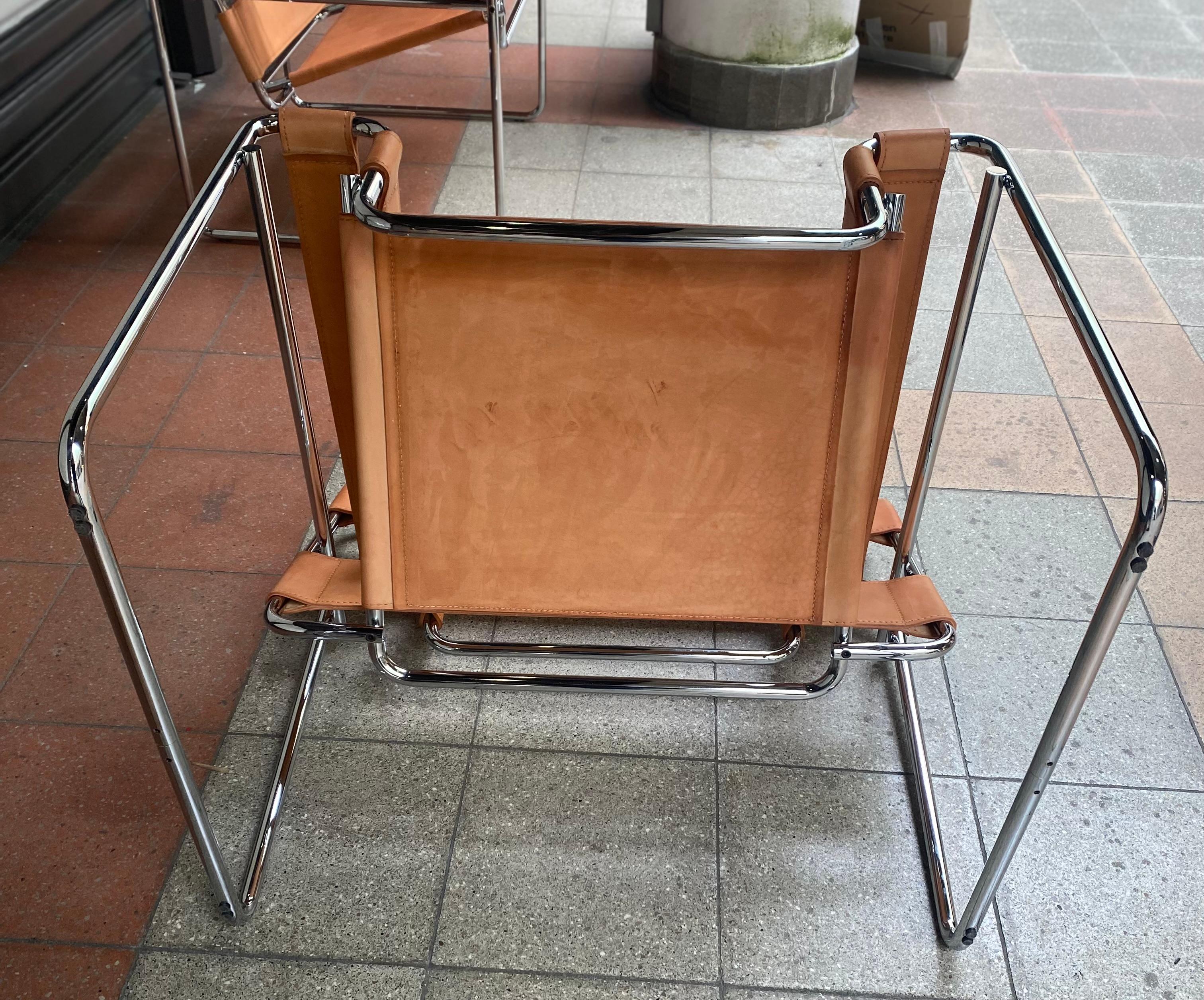 Wassily Chair, Marcel Breuer Knoll International Old Edition, circa 1960 For Sale 1