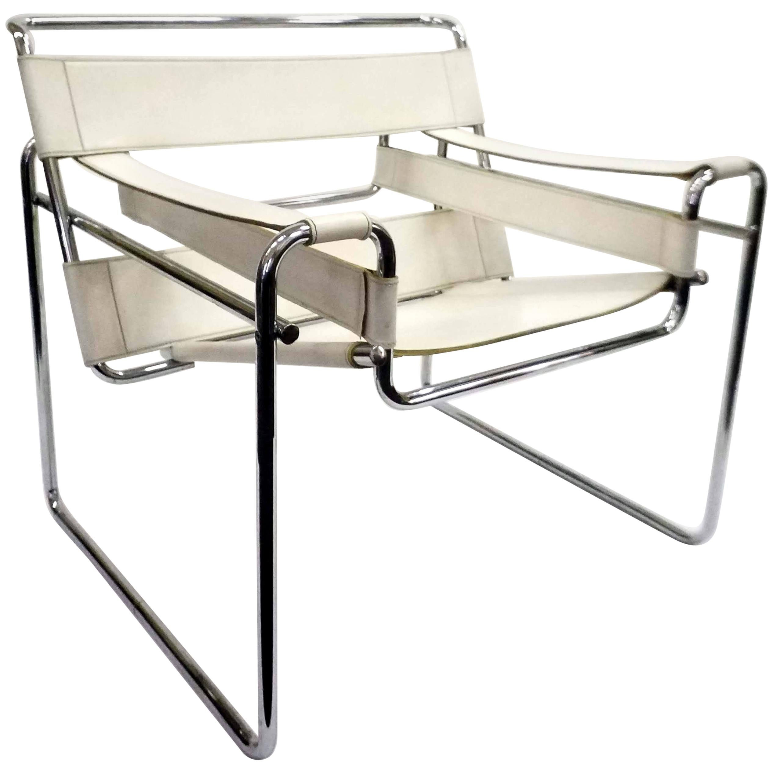 Wassily Chair, Model B3, by Marcel Breuer, Vintage, 1970s