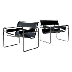 Wassily-Stühle von Marcel Breuer für Gavina
