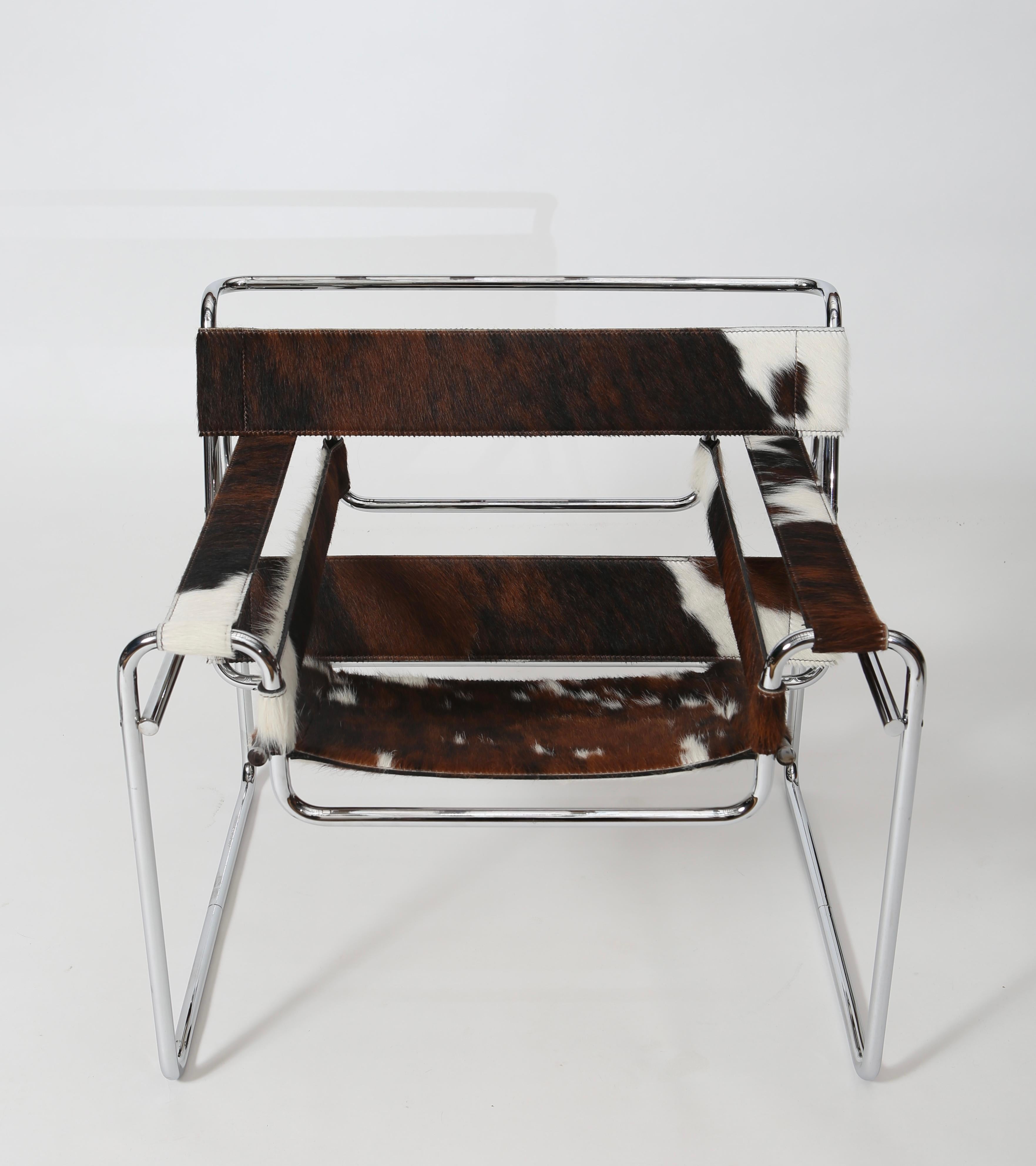 Bauhaus Paire de chaises Wassily de Marcel Breuer pour Knoll