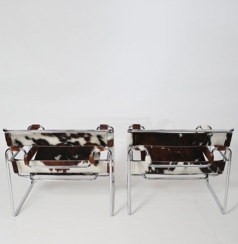 Italian Wassily Chairs by Marcel Breuer for Knoll, a Pair