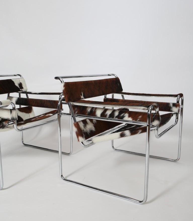 Wassily Chairs by Marcel Breuer for Knoll, a Pair 1