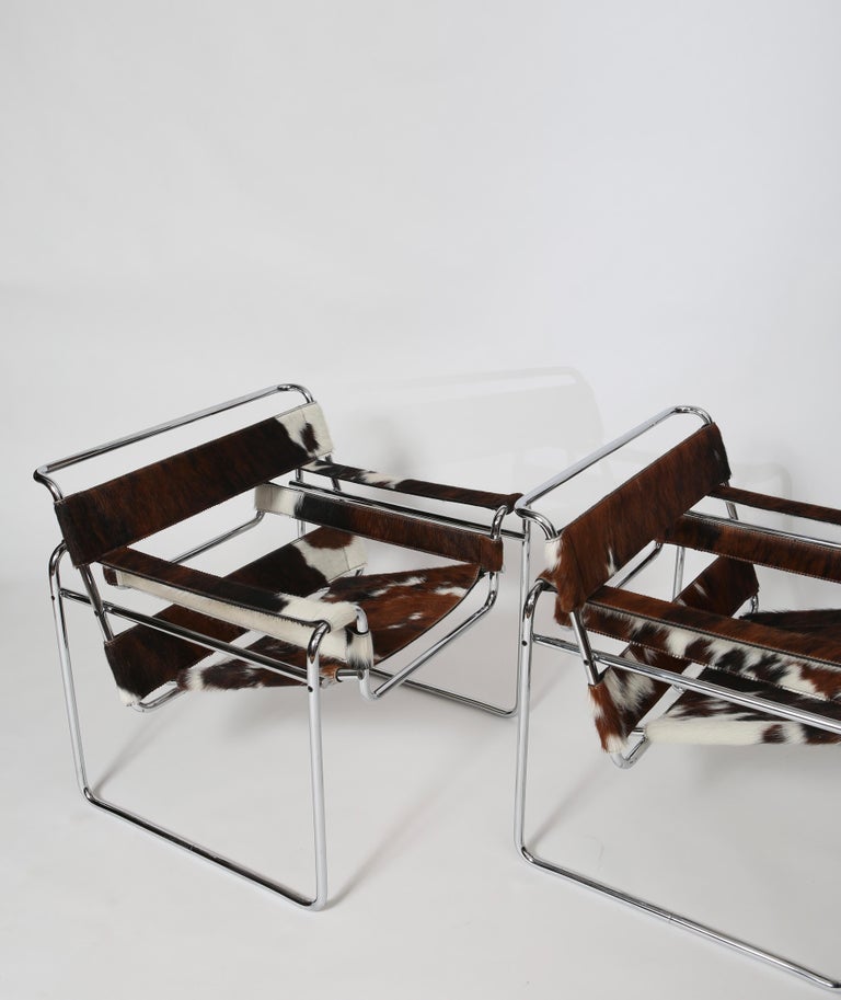 Wassily Chairs by Marcel Breuer for Knoll, a Pair 2