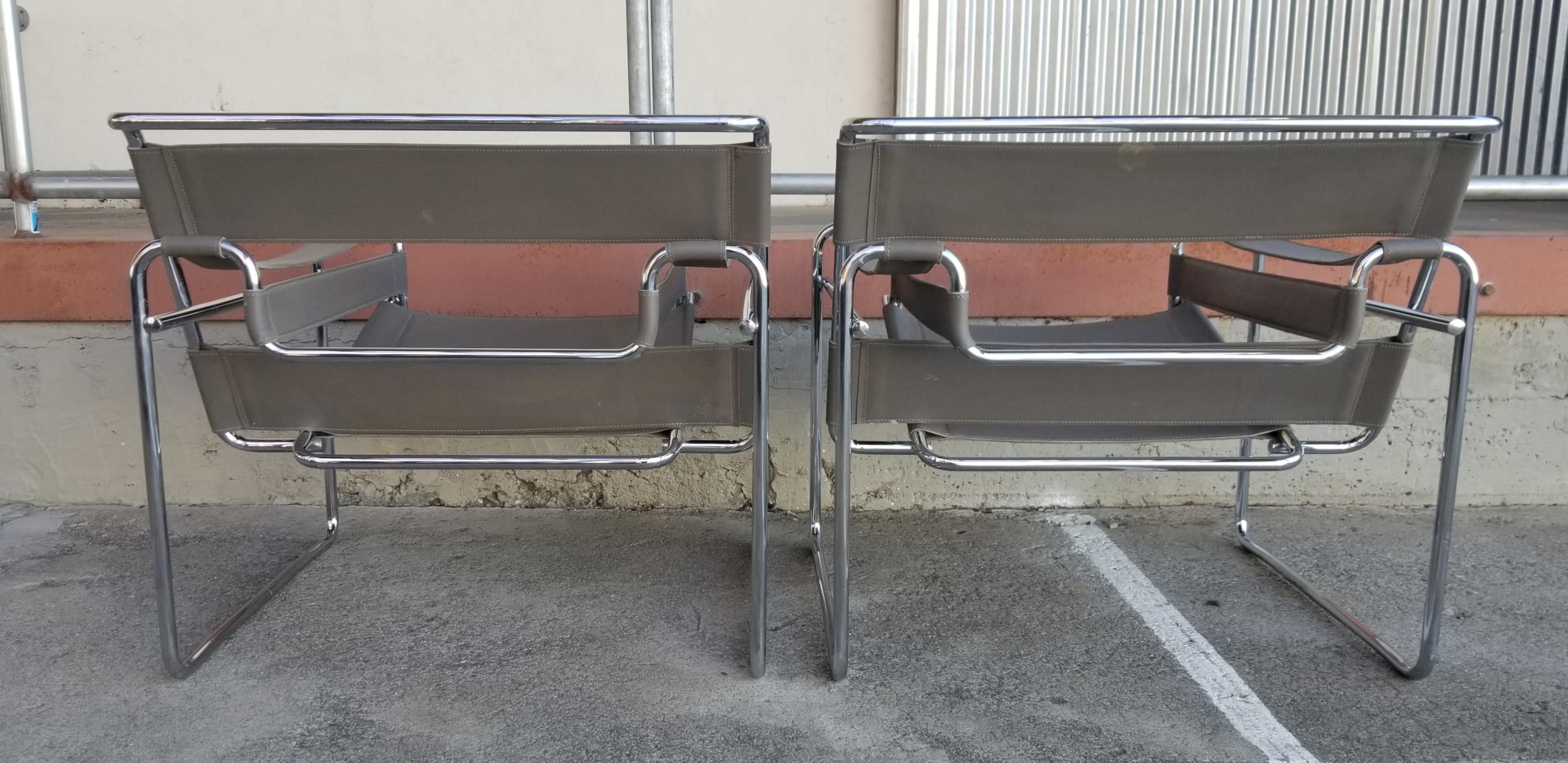 Bauhaus Wassily Chairs by Marcel Breuer