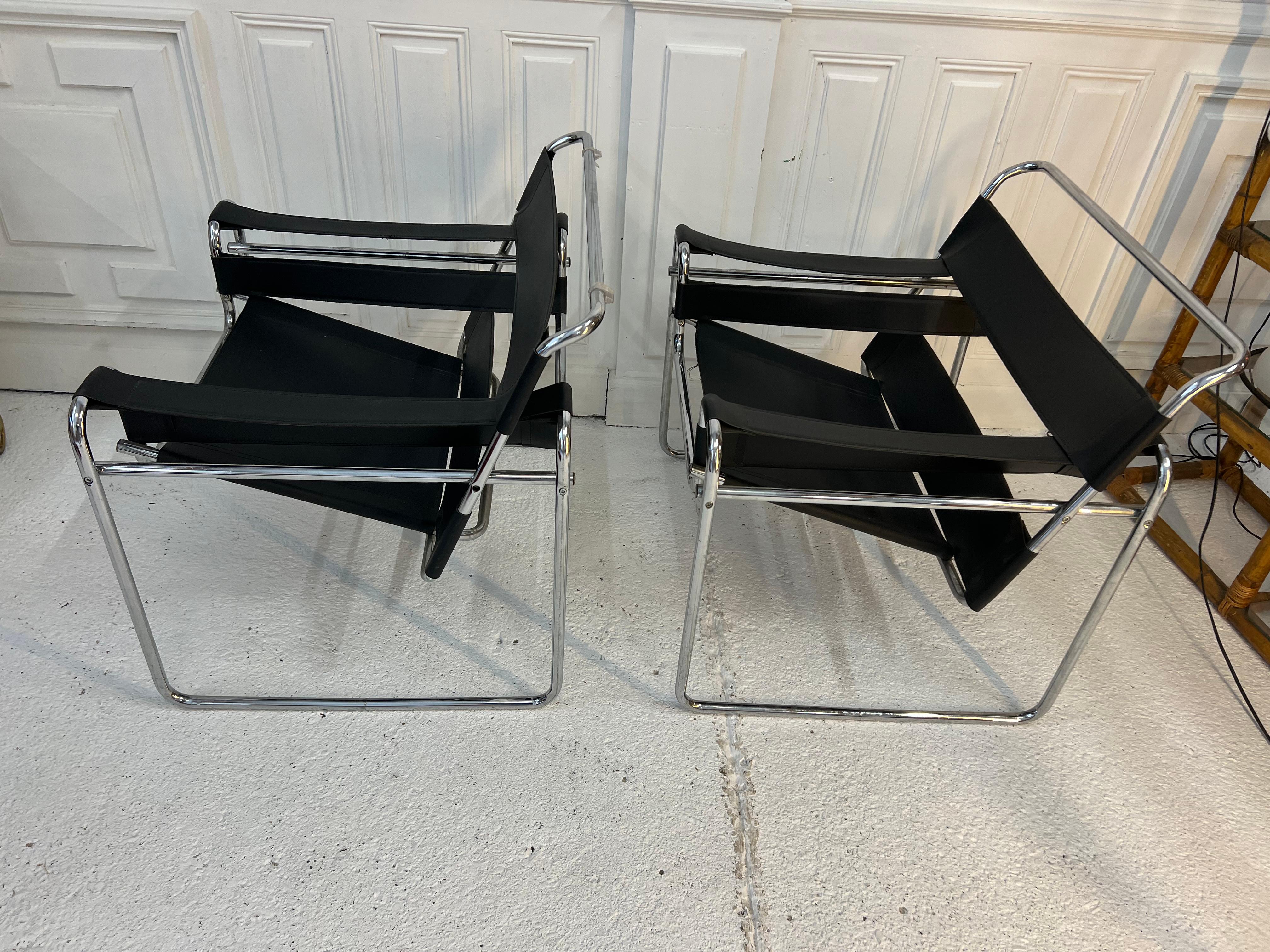 American Wassily Chairs Marcel Breuer Bauhaus Period For Sale