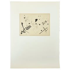 Wassily Kandinsky Abstract Etching, circa 1960
