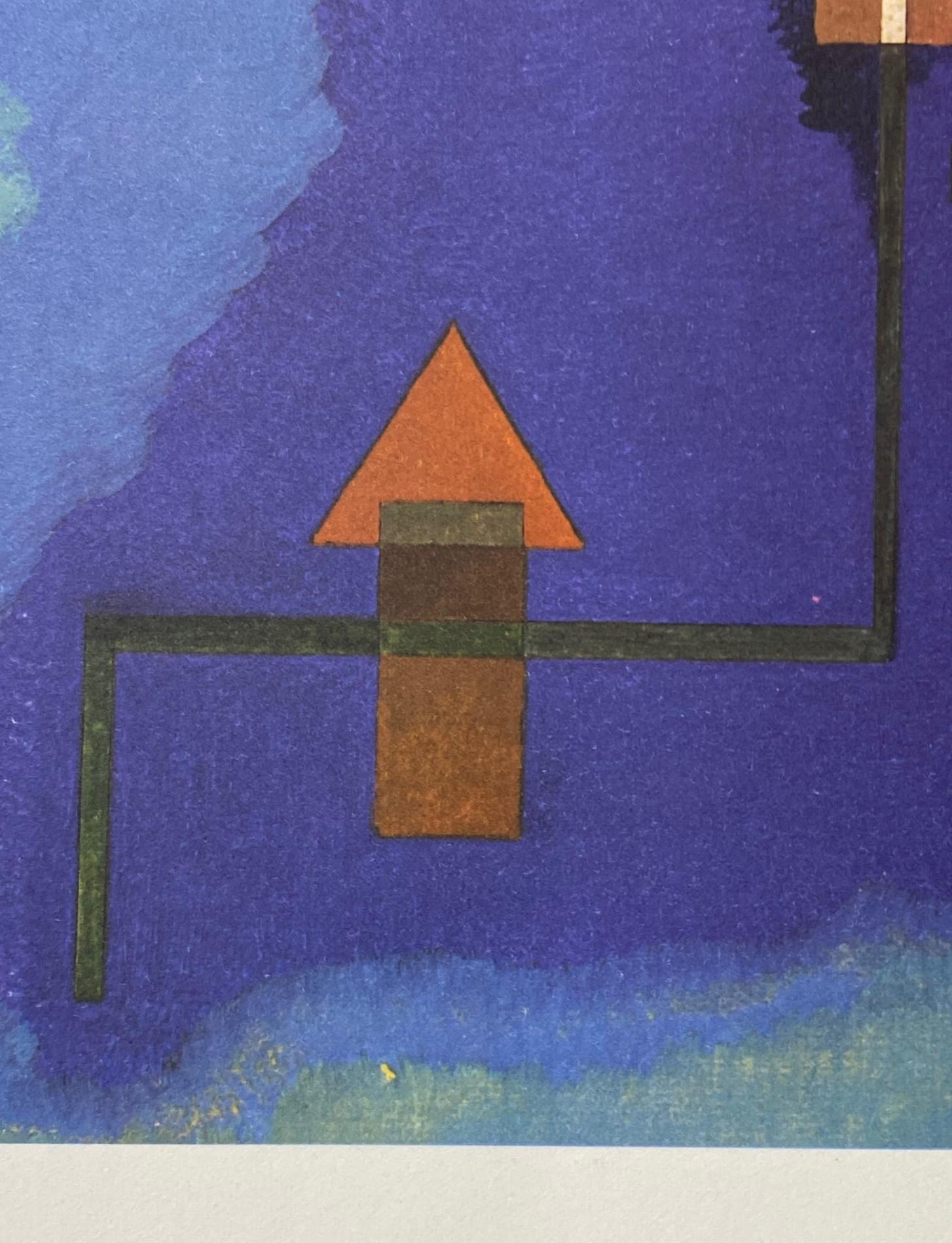 Wassily Kandinsky Litografia colorata in edizione limitata Tirant Sur Le Violet In condizioni buone in vendita a Studio City, CA