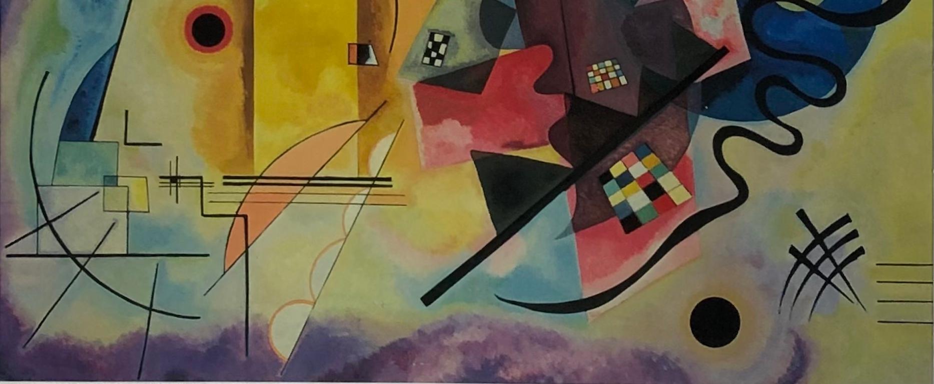 yellow-red-blue by wassily kandinsky