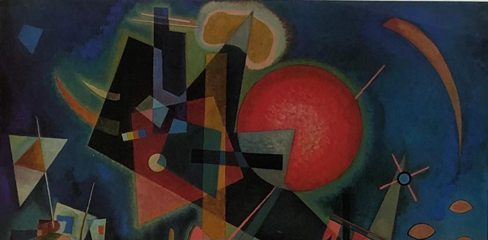 Wassily Kandinsky Print, in the Blue In Good Condition For Sale In Miami, FL