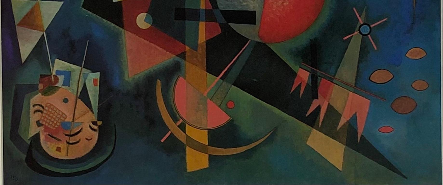 20th Century Wassily Kandinsky Print, in the Blue For Sale