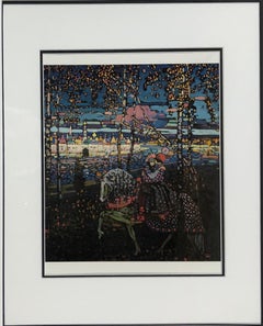 Wassily Kandinsky Silk Screen Print Titled Riding Couple