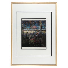 Wassily Kandinsky Silk Screen Print Titled Riding Couple