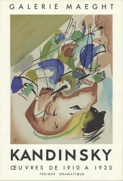 1955 After Wassily Kandinsky 'Improvisation XXXI' Expressionism Lithograph