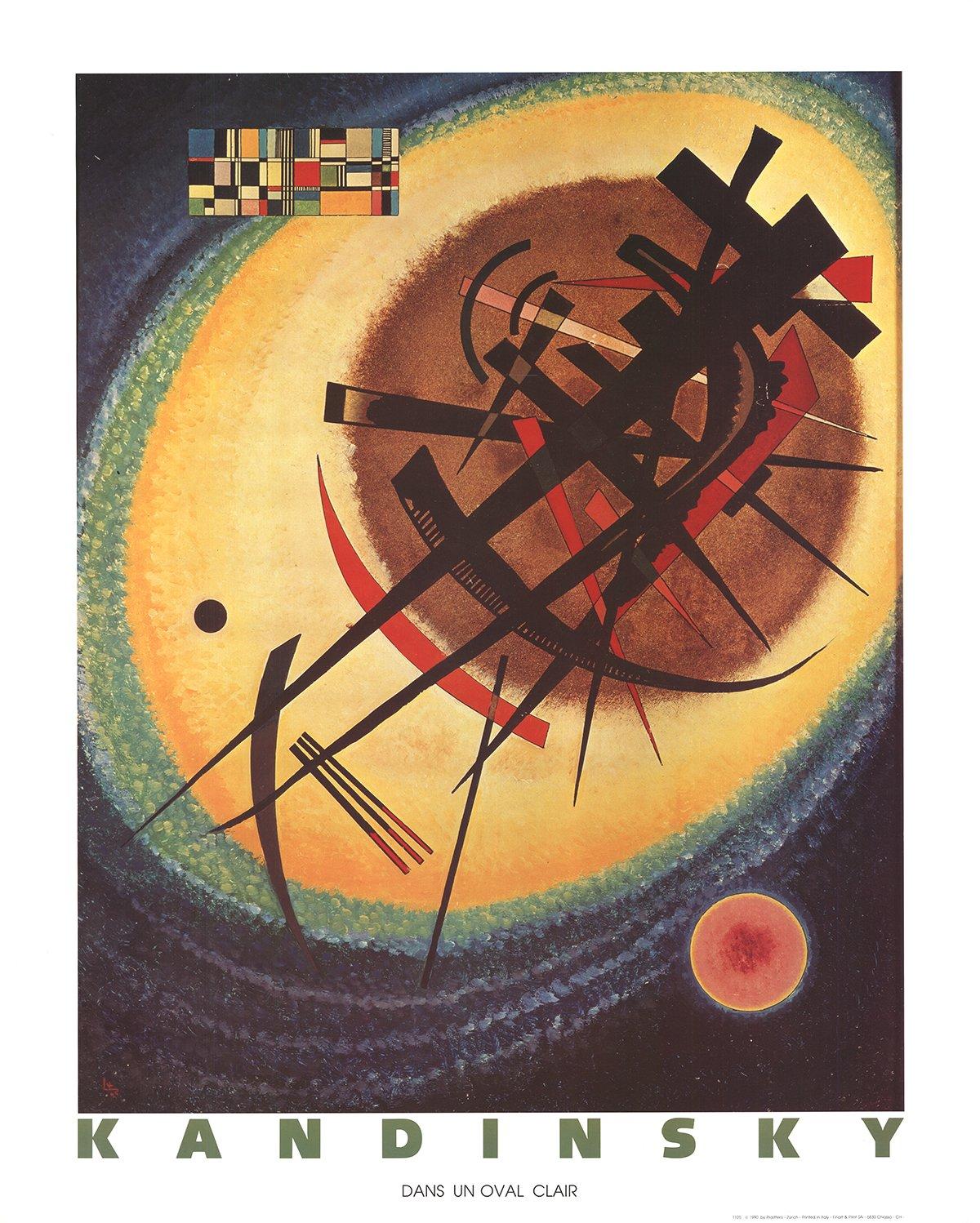 1990 Nach Wassily Kandinsky 'Bright Oval' 