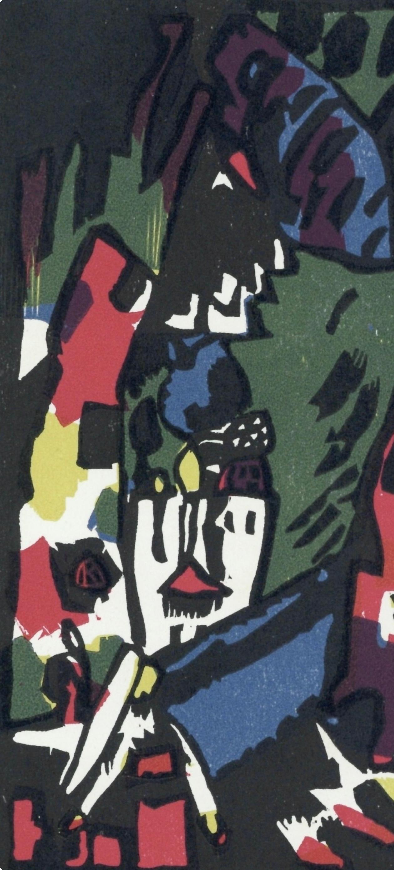 Bogenschütze (Röthel 79), Società internazionale d'arte XXe siècle - Print di Wassily Kandinsky