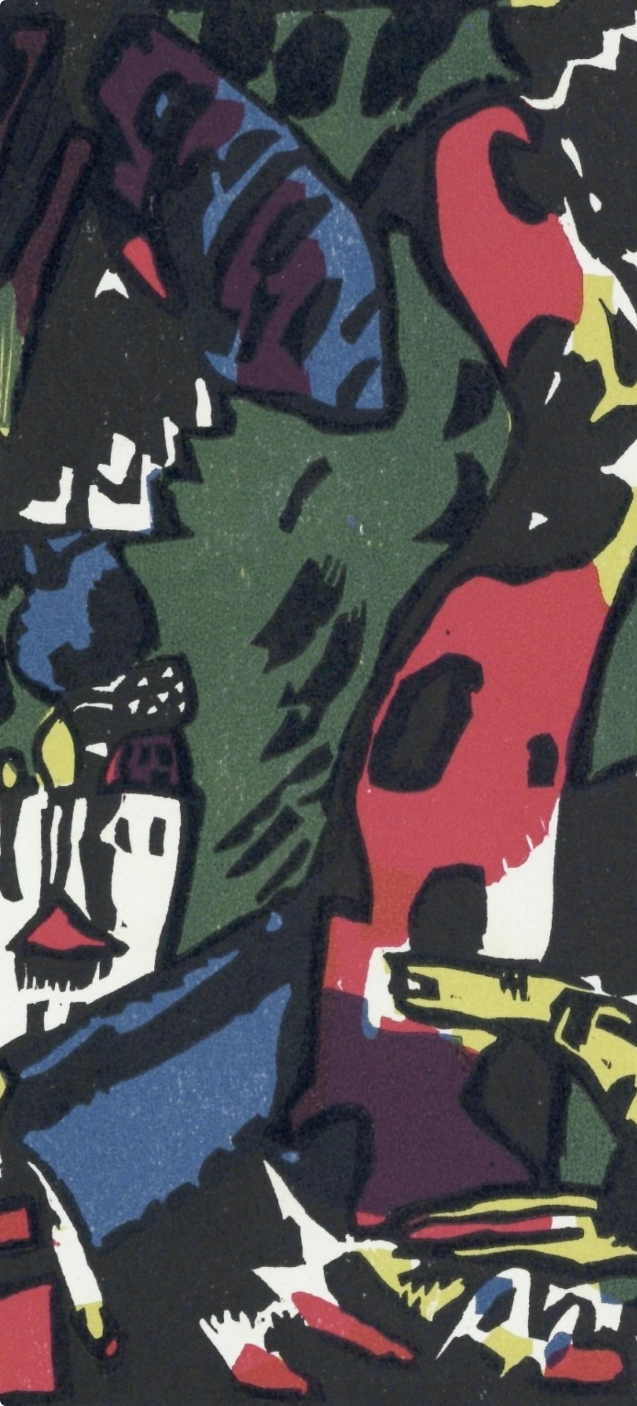 Bogenschütze (Röthel 79), Società internazionale d'arte XXe siècle - Print Moderno di Wassily Kandinsky