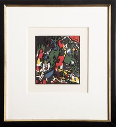 Bogenschütze (The Archer), Farbholzschnitt von Wassily Kandinsky