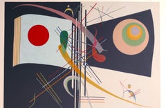 Composition de "Derrière Le Miroir" - Lithographie originale de W. Kandinsky -1937