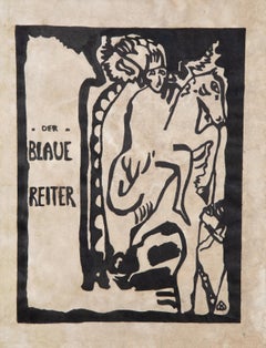 Der Blaue Reiter, gravure sur bois par Wassily Kandinsky