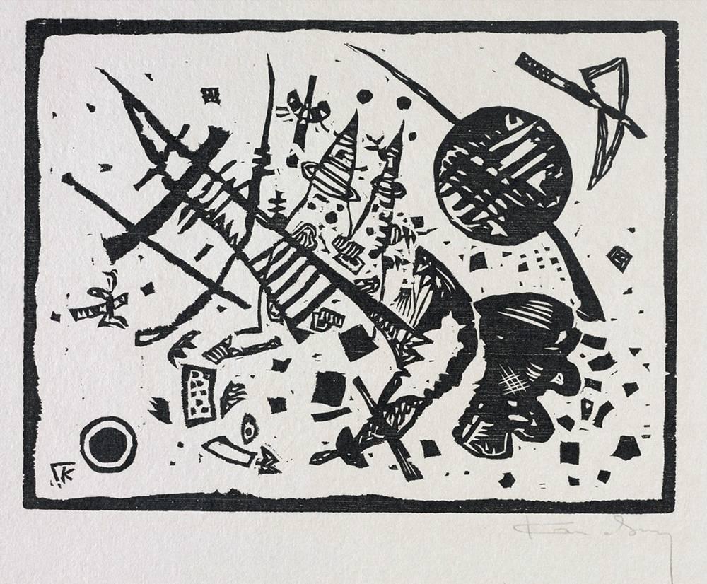 Wassily Kandinsky Abstract Print - Holzschnitt für die Ganymed-Mappe (from Der Dritten Ganymed-Mappe)