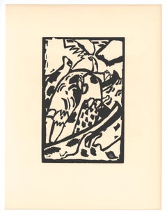 "Improvisation 7" original woodcut