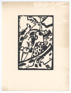 "Improvisation 7" original woodcut