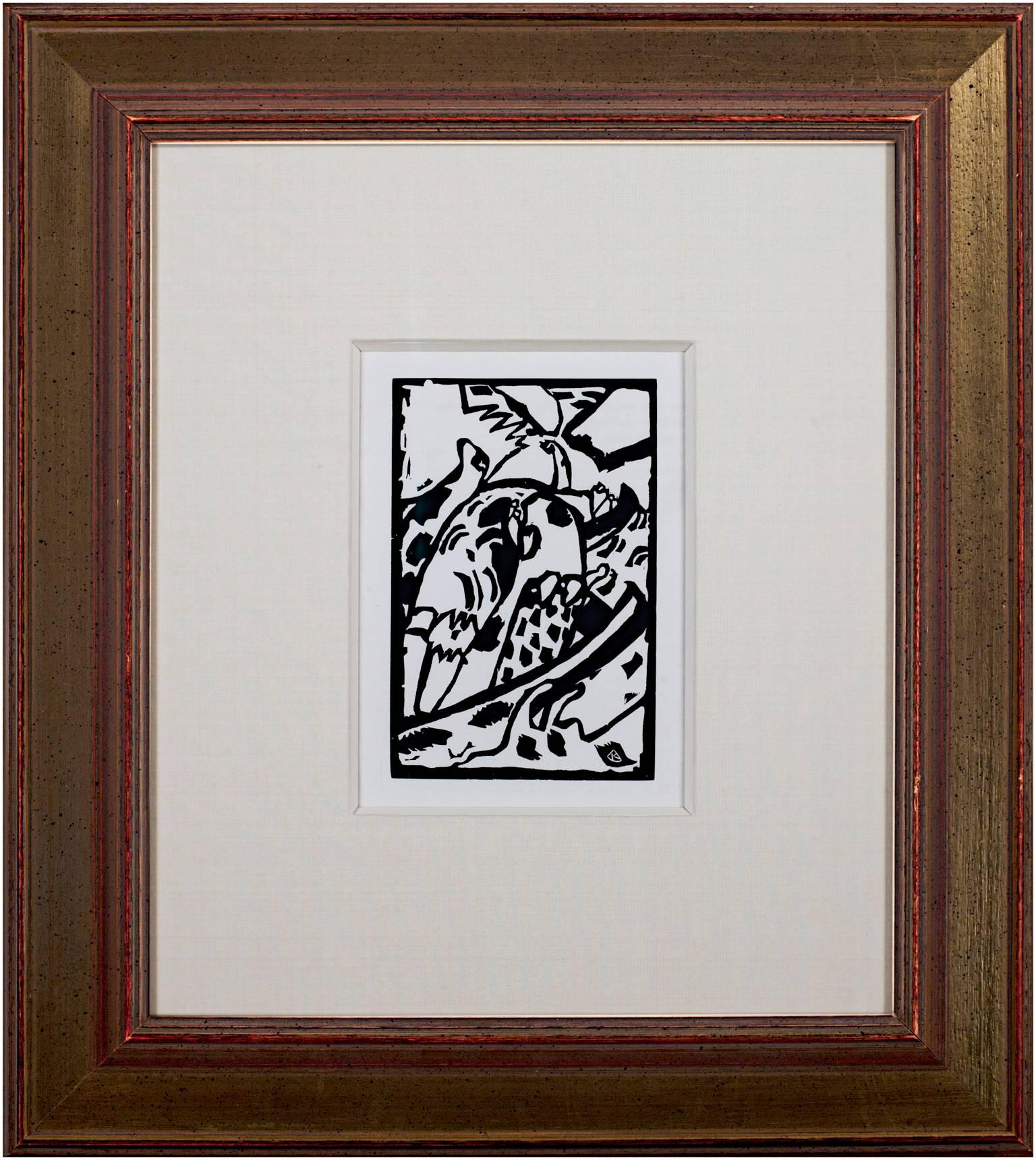 «Improvisation 7 », première édition d'origine, gravure sur bois  de Wassily Kandinsky « Klnge »
