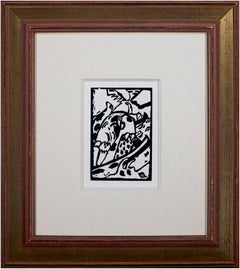 Antique 'Improvisation 7' original first ed. woodcut  from 'Klänge' by Wassily Kandinsky