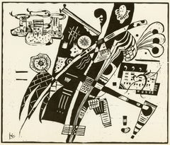 Kandinsky, Abstract Composition, c. 1935, Posthmous 1st edition, Roethel 24B