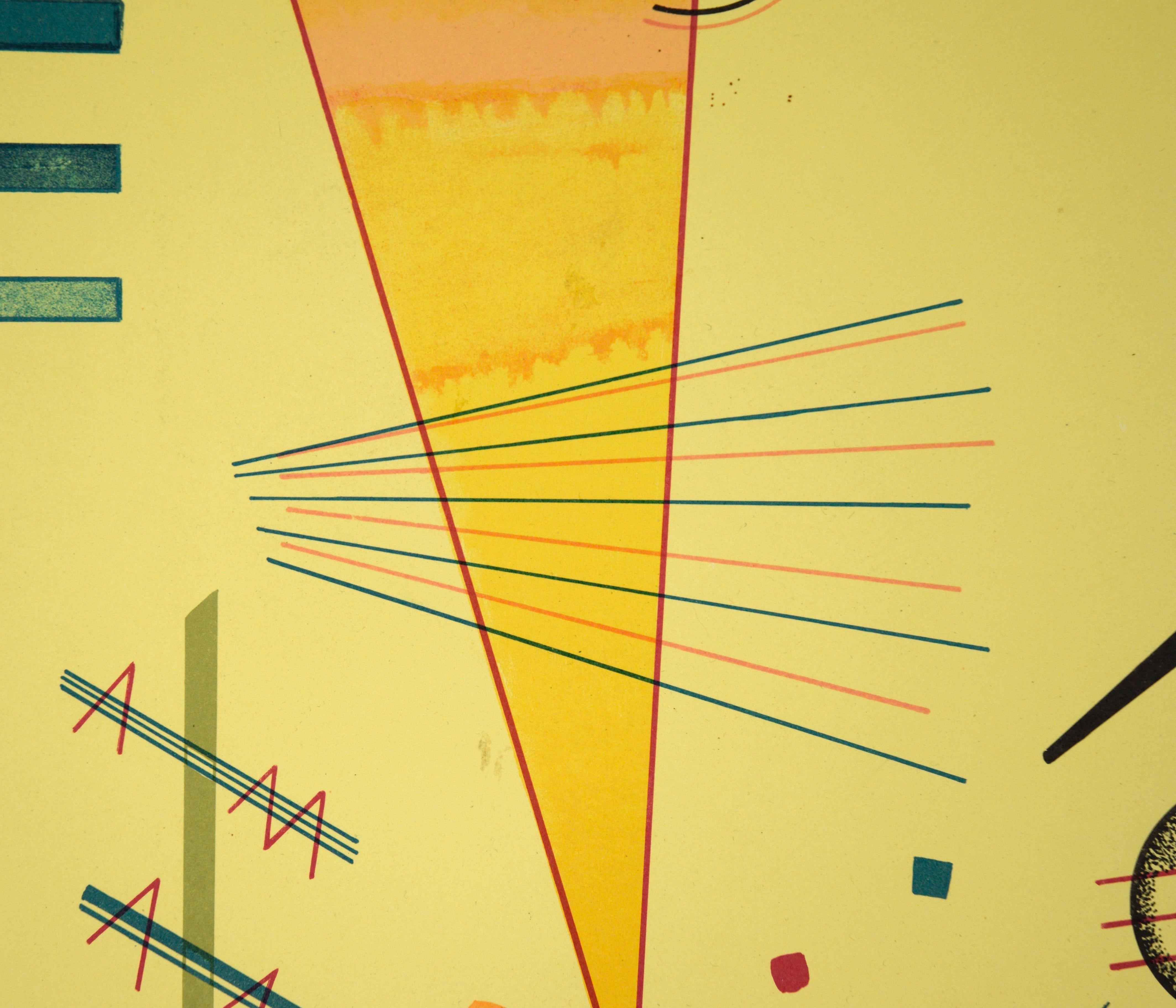 Kandinsky at Galerie Karl Flinker - 1977 Exhibition Poster - in Ink on Paper For Sale 1