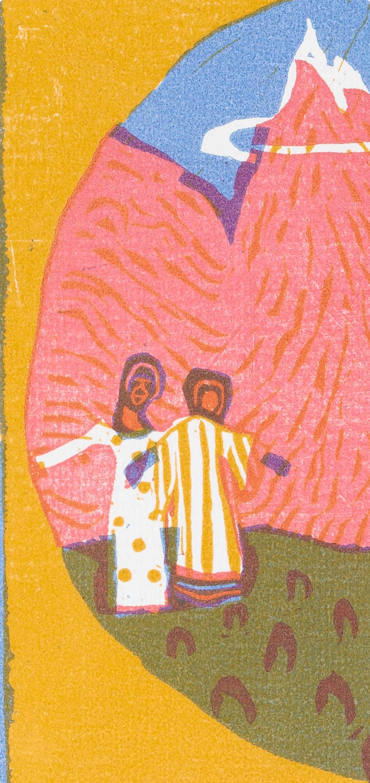 Kandinsky, Berge, XXe Siècle (after) - Print by Wassily Kandinsky