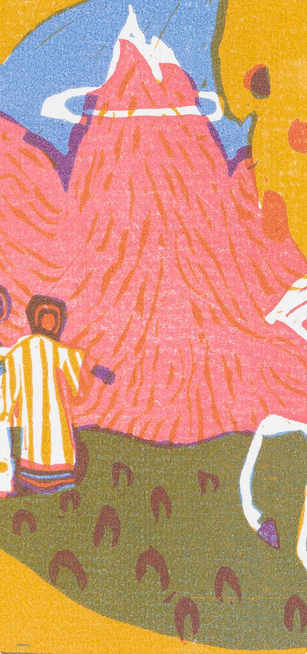 Kandinsky, Berge, XXe Siècle (after) - Modern Print by Wassily Kandinsky