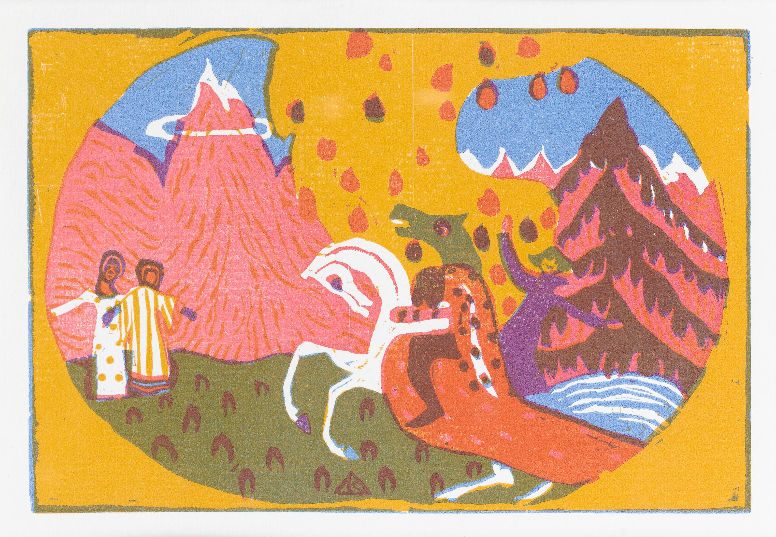 Kandinsky, Berge, XXe Siècle (after) For Sale 3