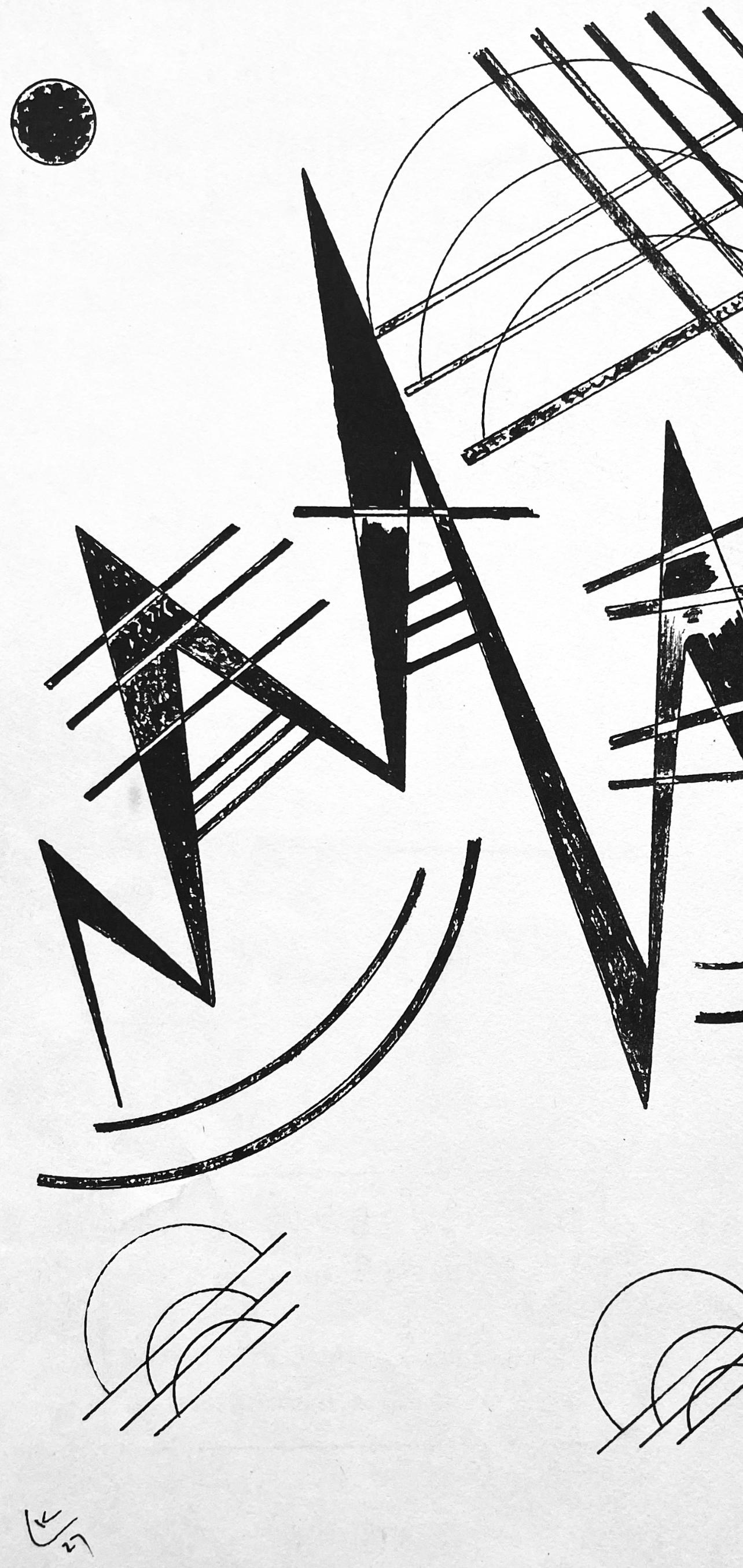 Kandinsky, Komposition, Derrière le miroir (nach) – Print von Wassily Kandinsky
