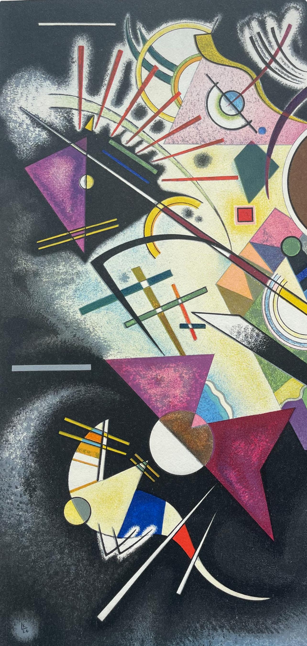 Kandinsky, Komposition, Derrière le miroir (nach) – Print von Wassily Kandinsky
