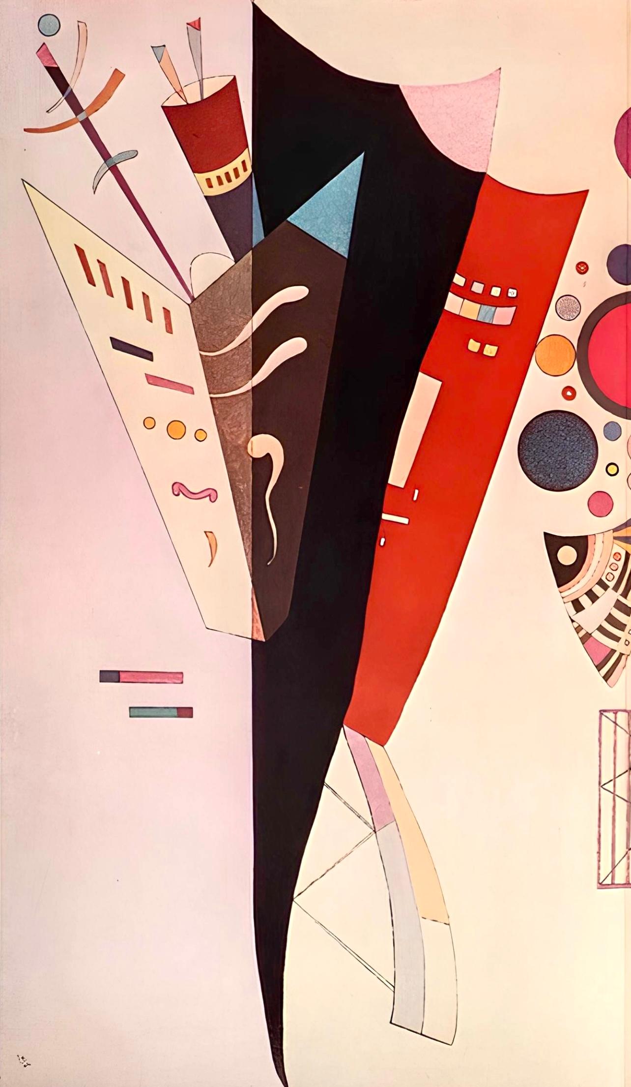 Kandinsky, Composición, Derrière le miroir (después de) - Print de Wassily Kandinsky
