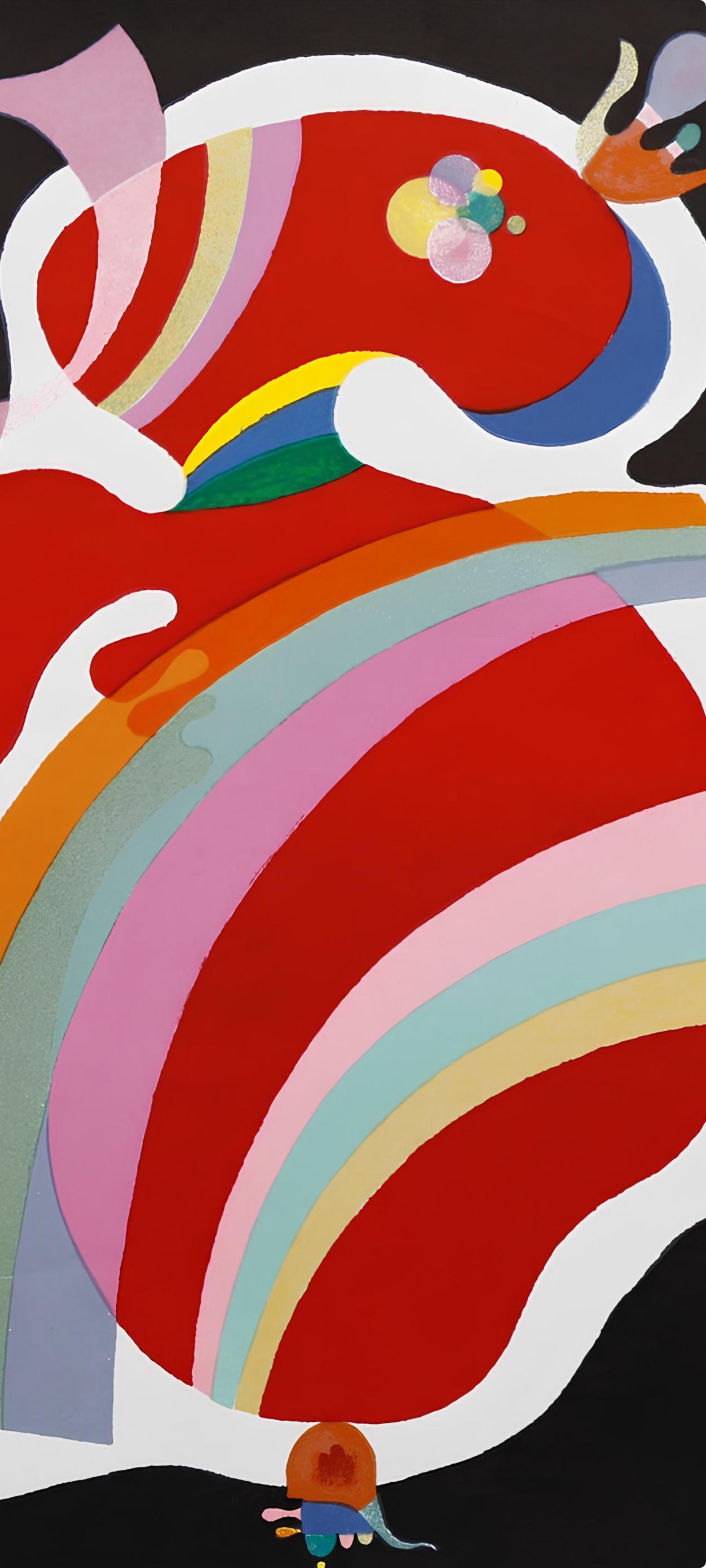 Kandinsky, Composition, Derrière le miroir (after) - Print by Wassily Kandinsky