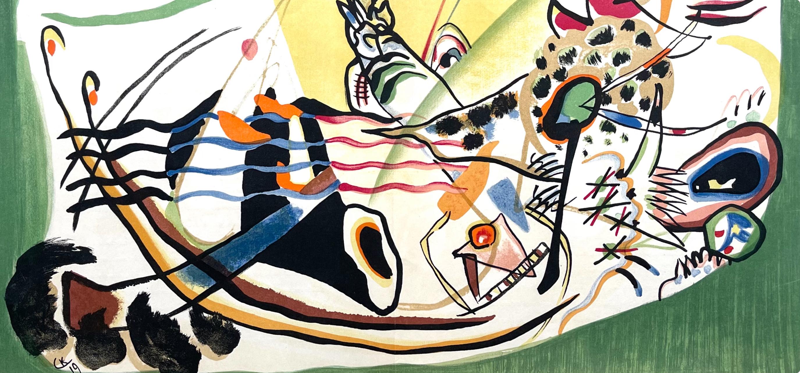 Kandinsky, Composition, Derrière le miroir (after) - Modern Print by Wassily Kandinsky