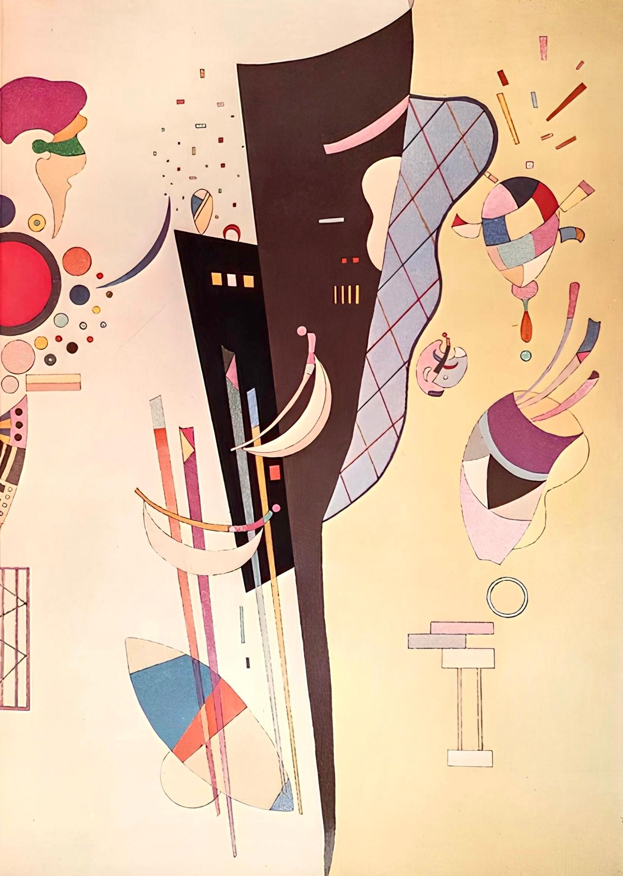 Kandinsky, Composición, Derrière le miroir (después de) - Print Moderno de Wassily Kandinsky
