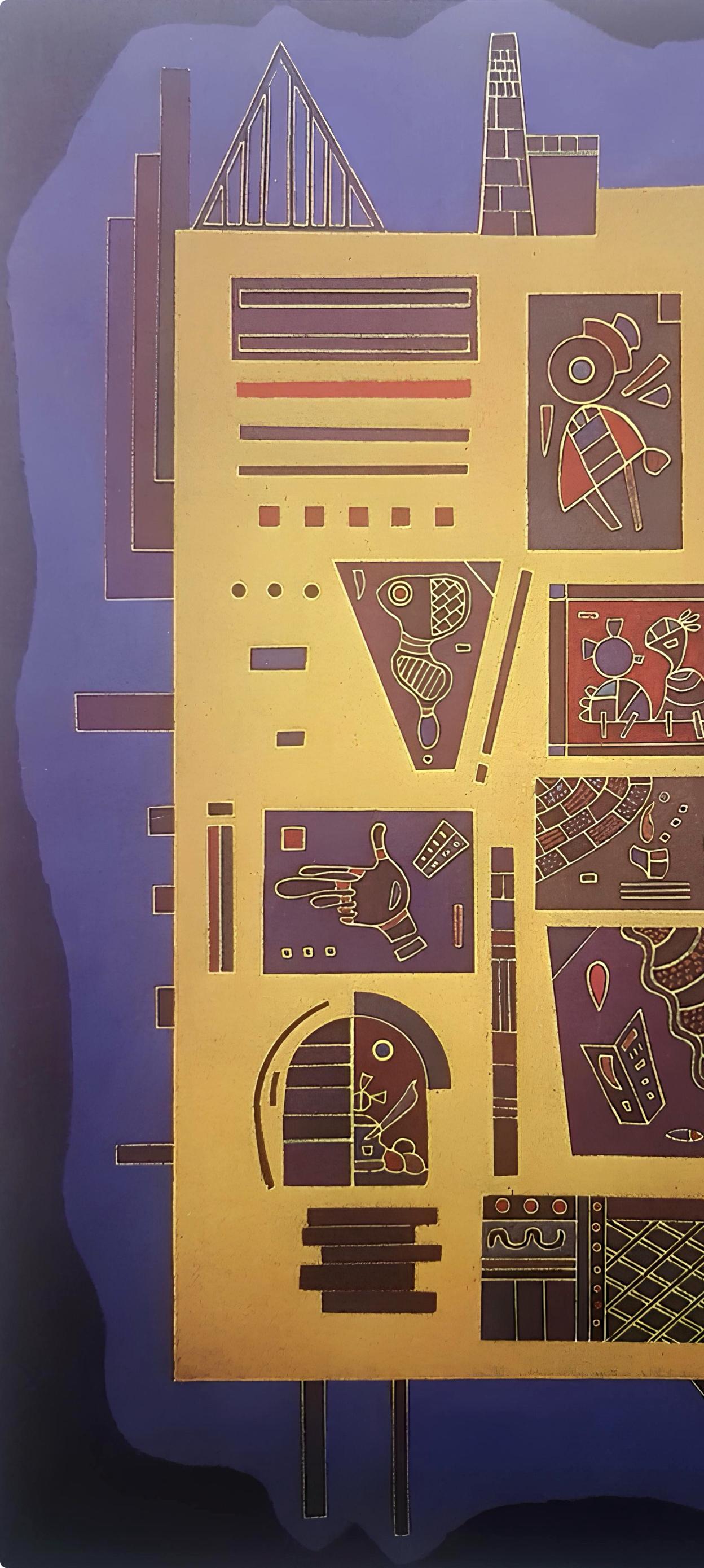 Kandinsky, Composition, Derrière le miroir (after) - Modern Print by Wassily Kandinsky
